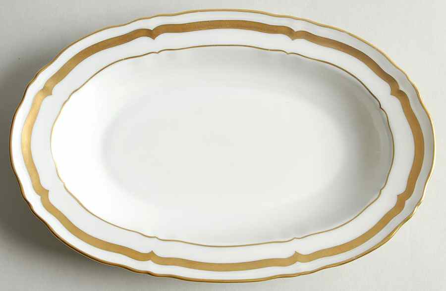 Marie Antoinette Gold on White Relish by Raynaud-1