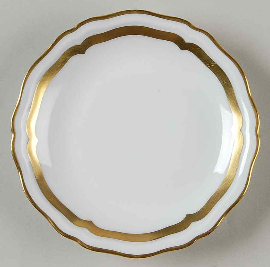 Marie Antoinette Gold on White Coaster by Raynaud-1