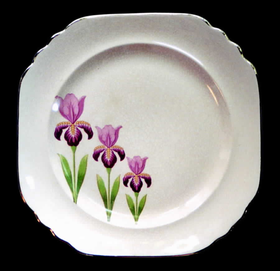 Iris Luncheon Plate by Royal (USA)-1