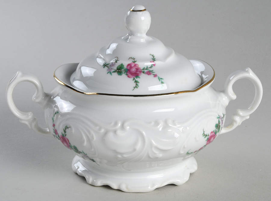 RKT3 Sugar Bowl & Lid by Royal Kent (Poland)-1