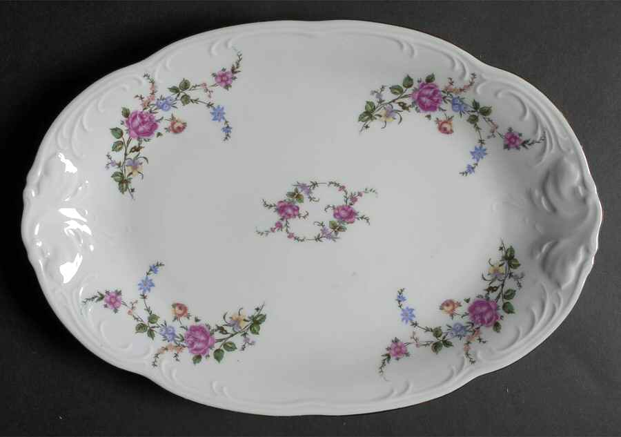 RKT3 12" Oval Serving Platter by Royal Kent (Poland)-1