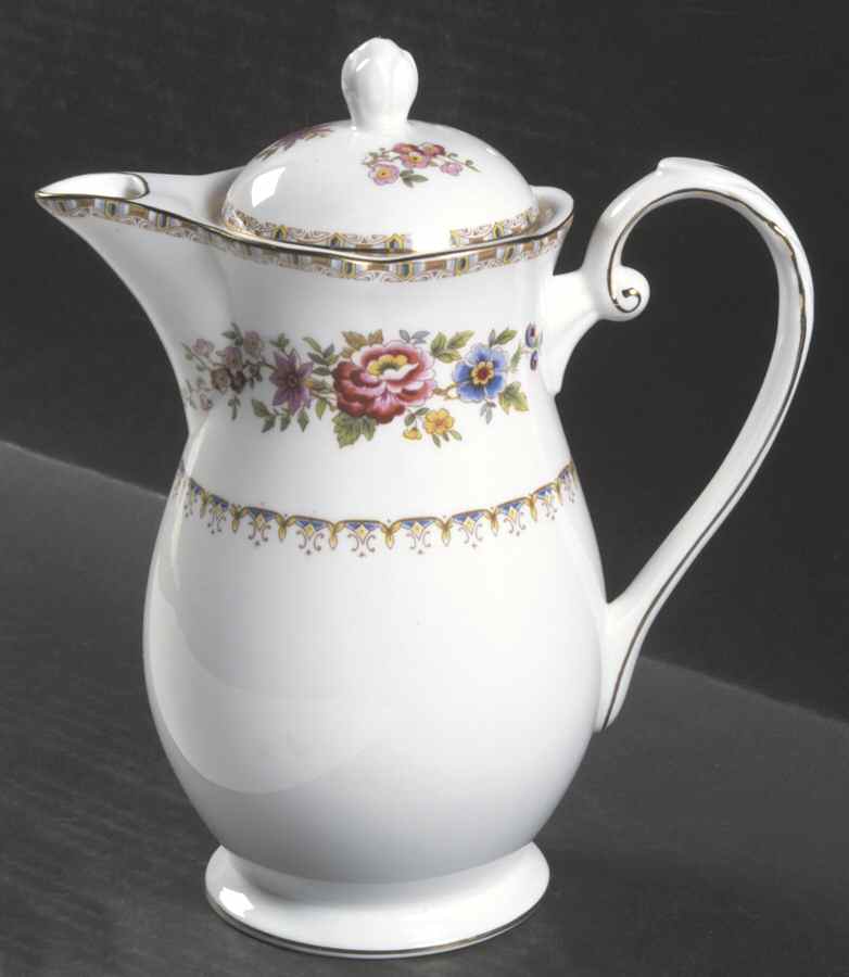 Malvern (Scalloped) Chocolate Pot & Lid by Royal Grafton-1