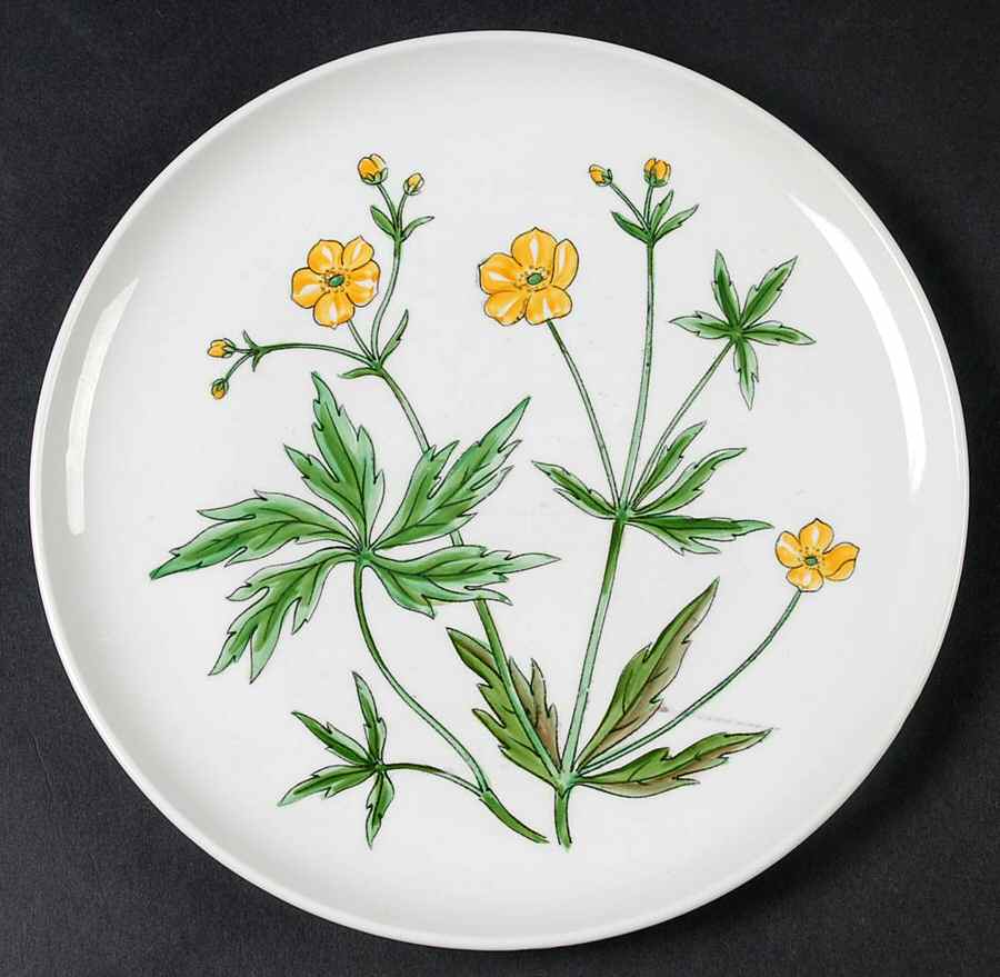 Flora Salad Plate by Rorstrand-1