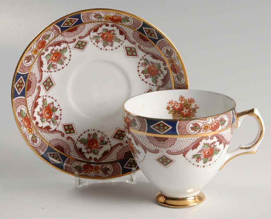 Carina Footed Cup & Saucer Set by Royal Tara-1
