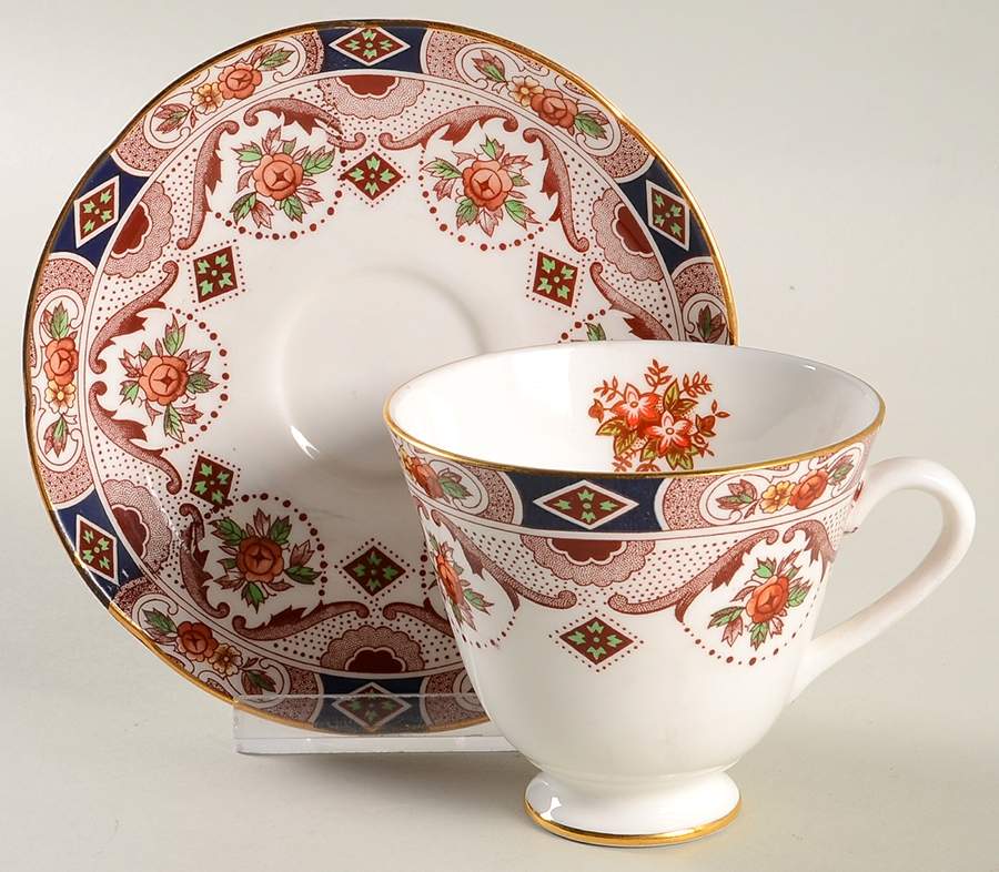 Carina Footed Cup & Saucer Set by Royal Tara-1