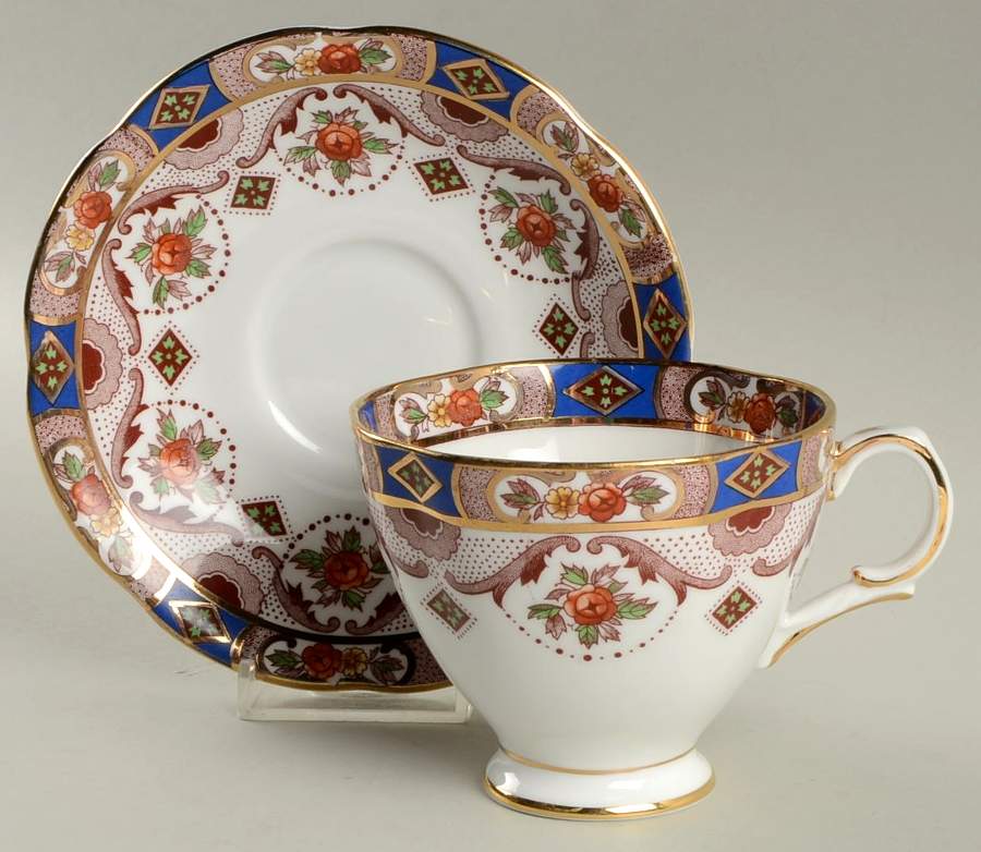 Carina Footed Cup & Saucer Set by Royal Tara-1