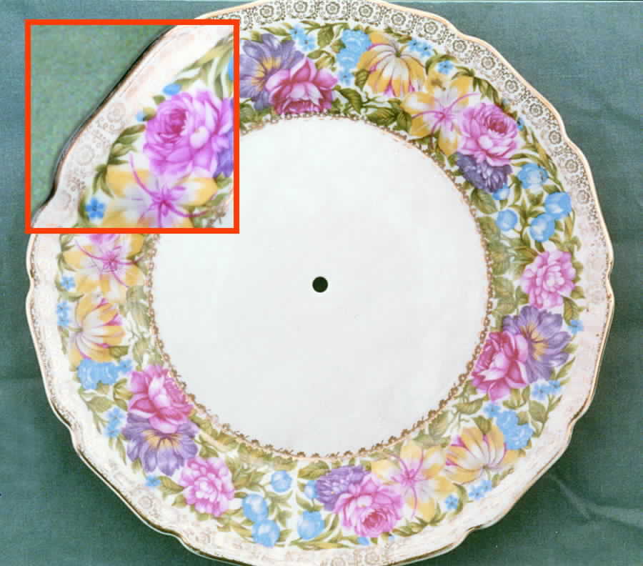 R855 Round Serving Plate with Handle (DP) by Rosenthal - Continental-1