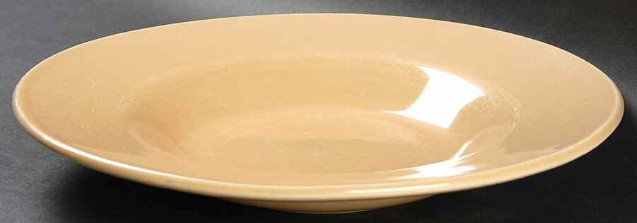Garcia Linen (Glossy) Large Rim Soup Bowl by Retroneu-1