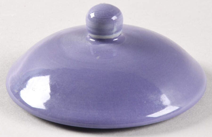Garcia Lilac (Glossy) Lid for Sugar Bowl by Retroneu-1