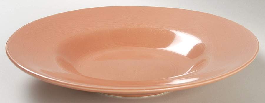 Garcia Persimmon (Glossy) Large Rim Soup Bowl by Retroneu-1