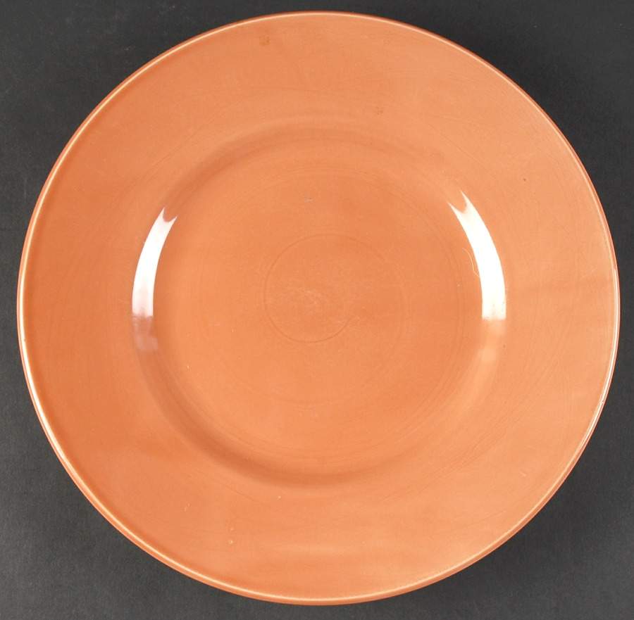 Garcia Persimmon (Glossy) Dinner Plate by Retroneu-1