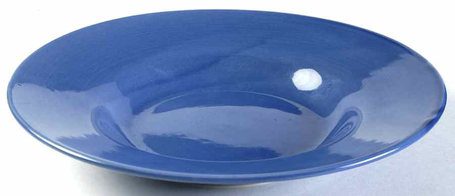 Garcia Blue Stone (Matte) Large Rim Soup Bowl by Retroneu-1