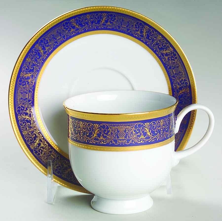 Dynasty (Introduced in 2000) Footed Cup & Saucer Set by Rosenthal - Continental-1