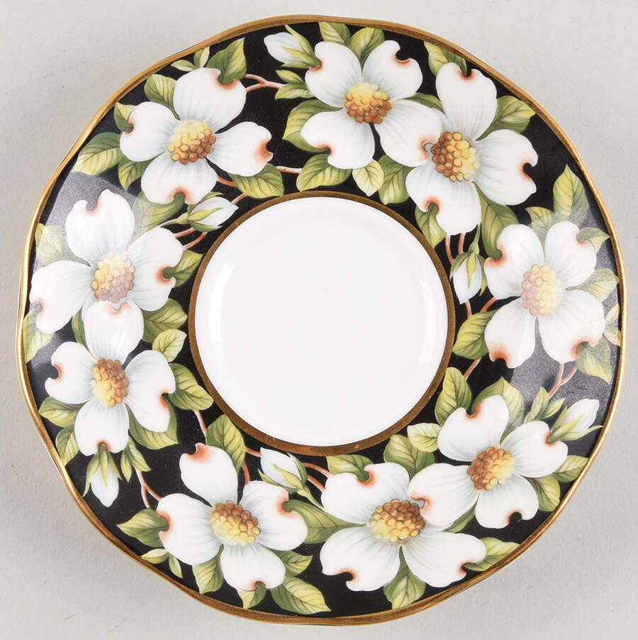 Flora Series Saucer for Footed Cup by Royal Albert-1