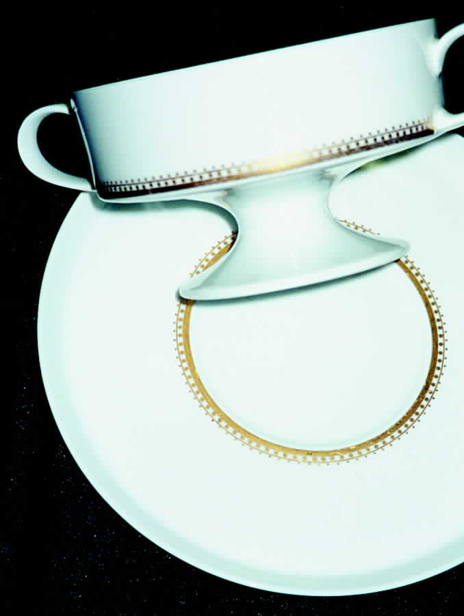 R862 Footed Cream Soup Bowl & Saucer Set by Rosenthal - Continental-1