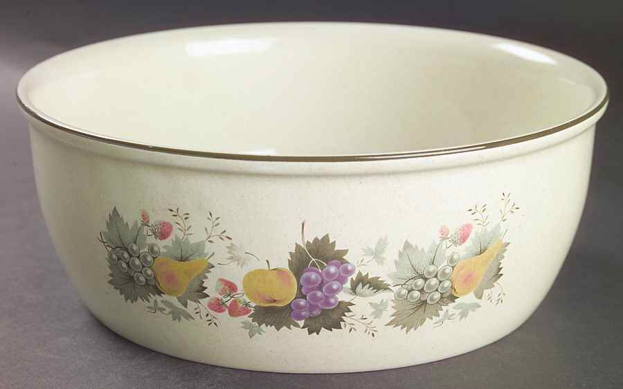 Harvest Garland 9" Salad Serving Bowl by Royal Doulton-1
