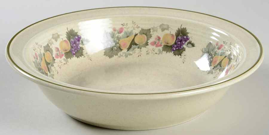 Harvest Garland Rim Soup Bowl by Royal Doulton-1