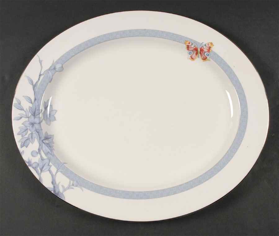 Kimono 16" Oval Serving Platter by Royal Worcester-1