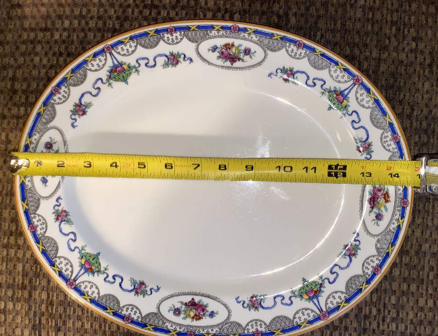 V5421 14" Oval Serving Platter by Royal Cauldon-1