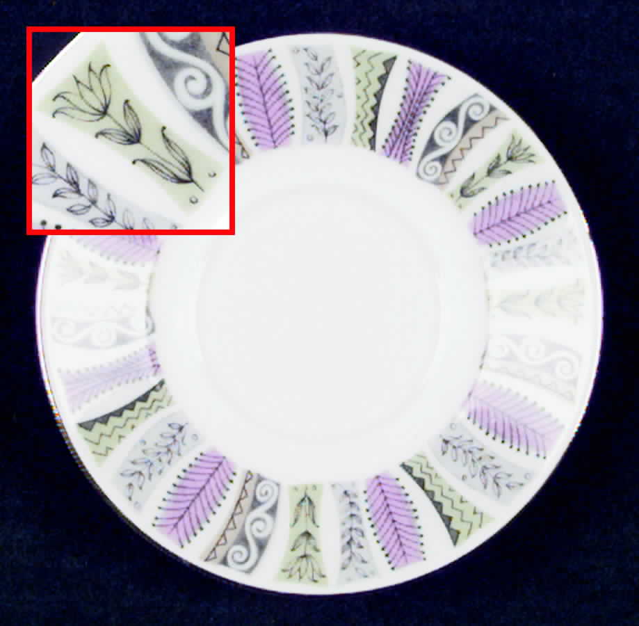 Cleopatra (Smooth) Saucer for Demitasse Cup by Royal Albert-1