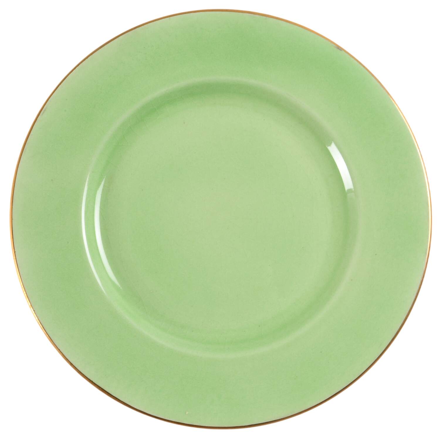 Pastel Ware Green (Not Molded) Luncheon Plate by Royal Winton-1