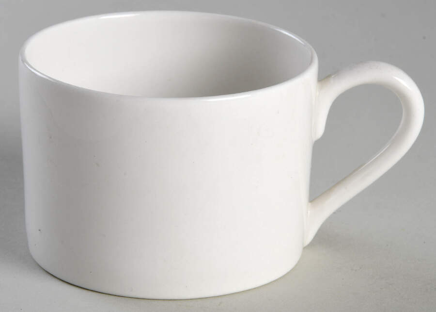 Colonnade White Flat Cup by Royal Limoges-1