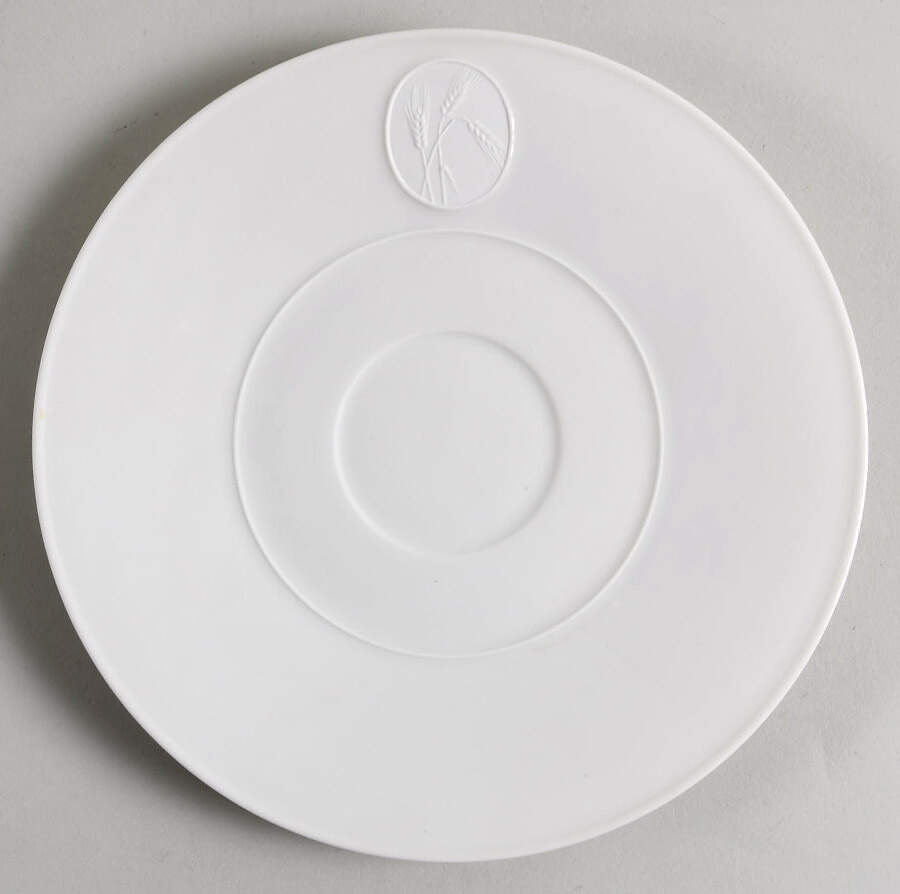 Arcadia Cream--White Saucer for Footed Cup by Royal Berlin-1
