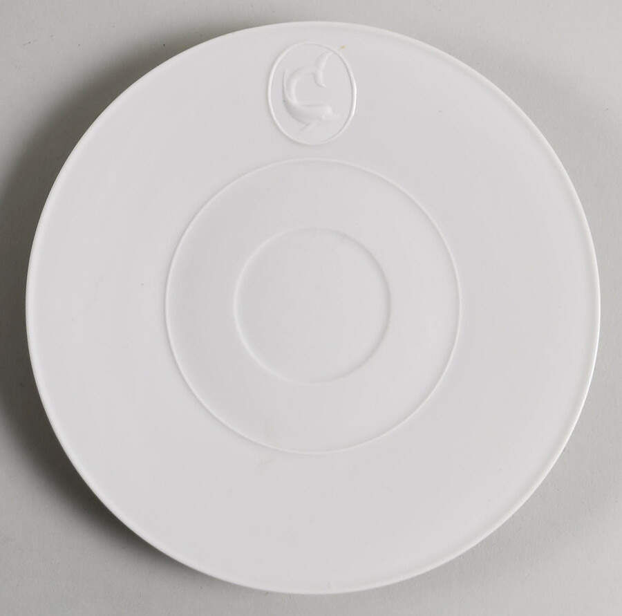 Arcadia Cream--White Saucer for Footed Cup by Royal Berlin-1