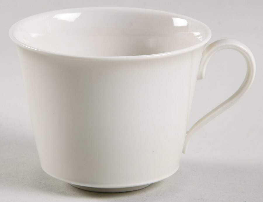 Arcadia Cream--White Flat Demitasse Cup by Royal Berlin-1