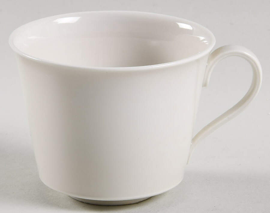 Arcadia Cream--White Flat Demitasse Cup by Royal Berlin-1