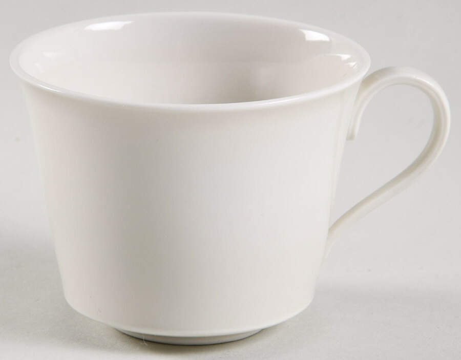 Arcadia Cream--White Flat Demitasse Cup by Royal Berlin-1