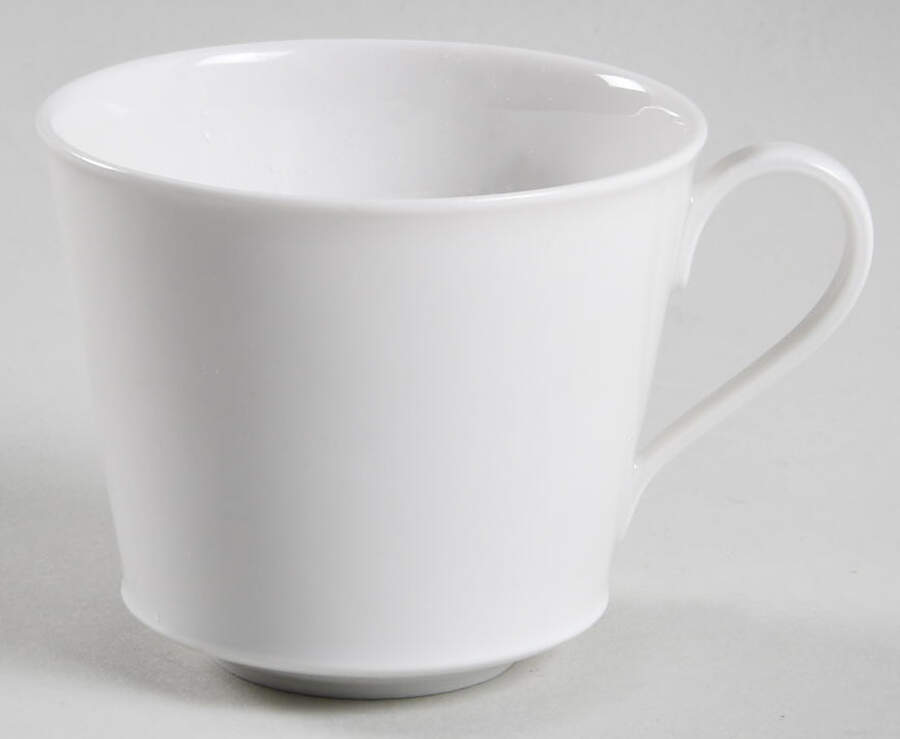 Arcadia Cream--White Flat Demitasse Cup by Royal Berlin-1