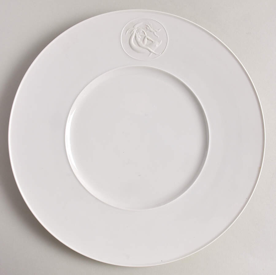 Arcadia Cream--White Large Dinner Plate by Royal Berlin-1
