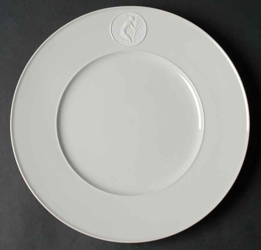 Arcadia Cream--White Dinner Plate by Royal Berlin-1