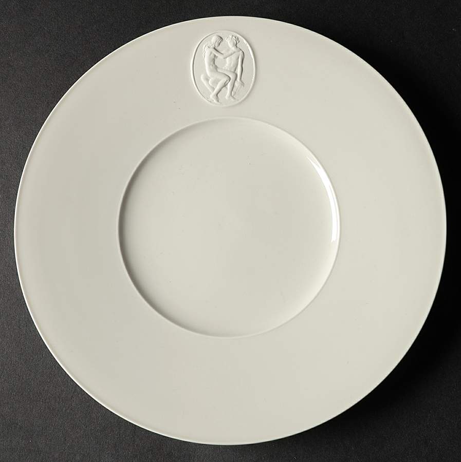 Arcadia Cream--White Salad Plate by Royal Berlin-1
