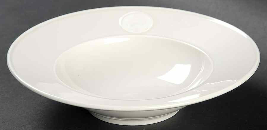 Arcadia Cream--White Rim Fruit/Dessert (Sauce) Bowl by Royal Berlin-1