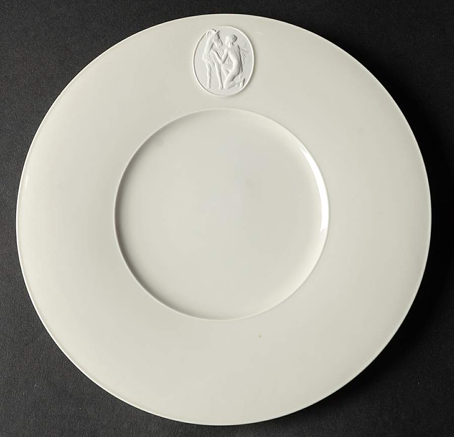 Arcadia Cream--White Salad Plate by Royal Berlin-1