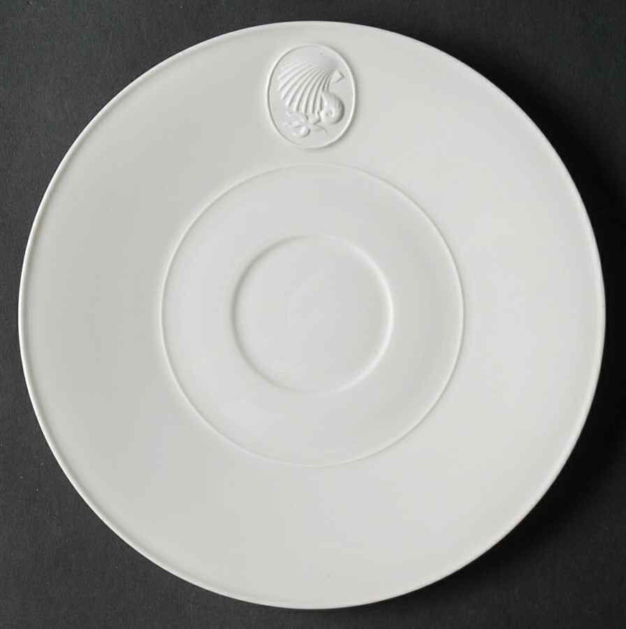 Arcadia Cream--White Saucer for Footed Cup by Royal Berlin-1