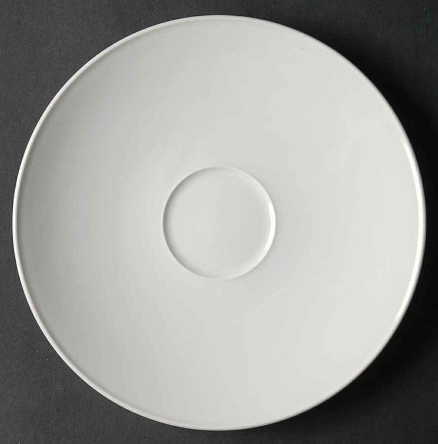 Arcadia Cream--White Saucer for Cream Soup Bowl by Royal Berlin-1