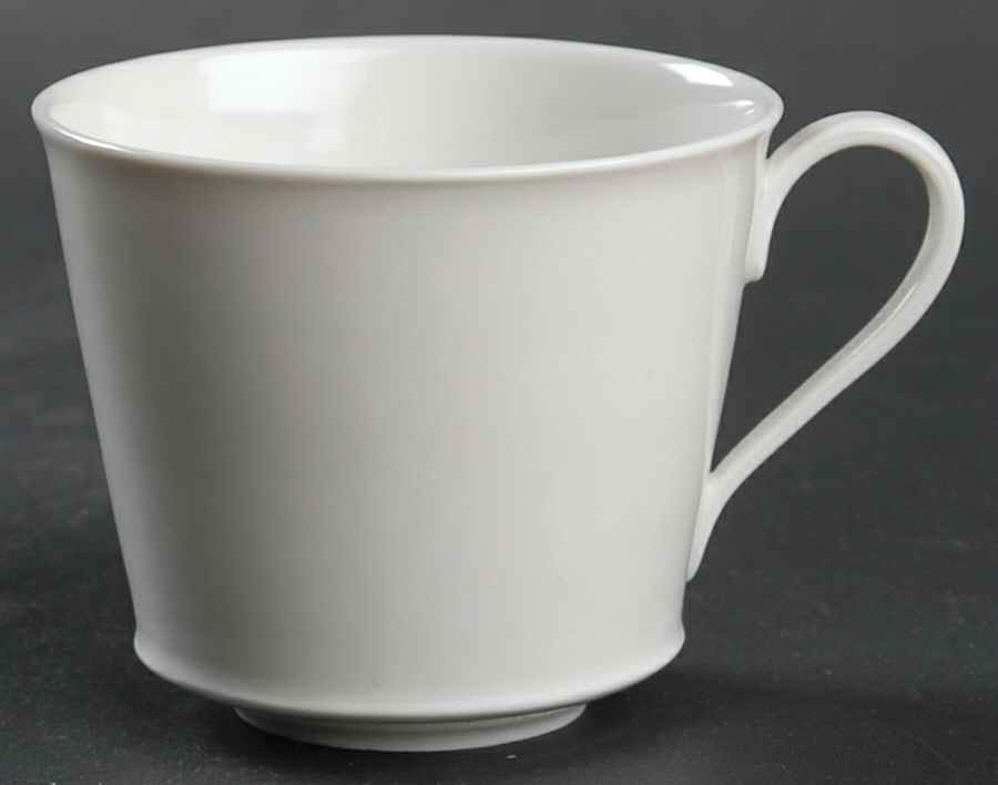 Arcadia Cream--White Flat Demitasse Cup by Royal Berlin-1