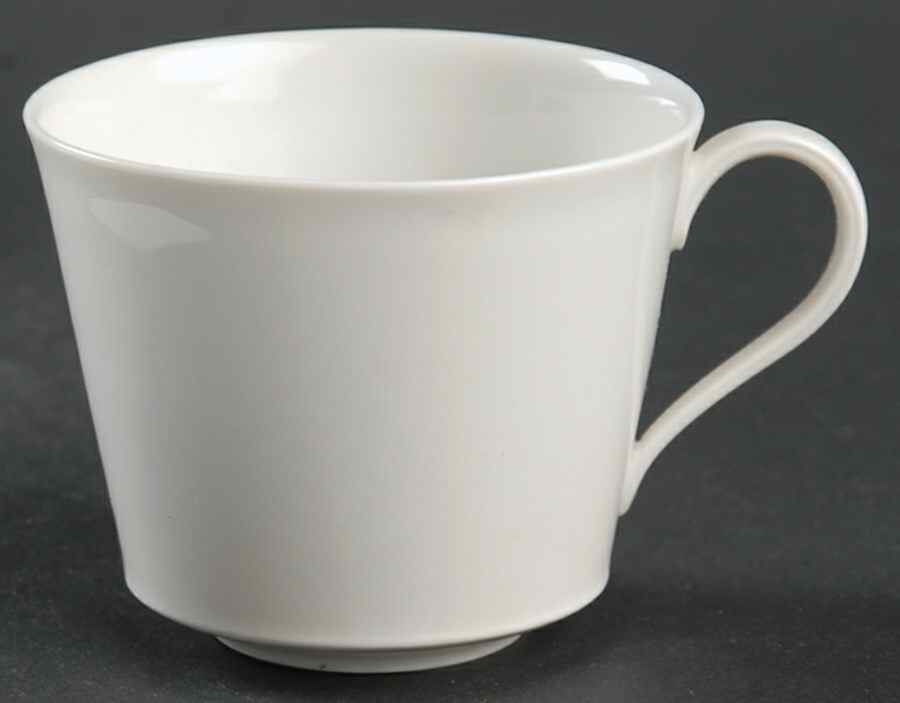 Arcadia Cream--White Flat Demitasse Cup by Royal Berlin-1