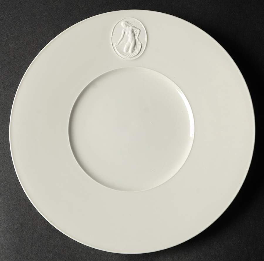 Arcadia Cream--White Salad Plate by Royal Berlin-1
