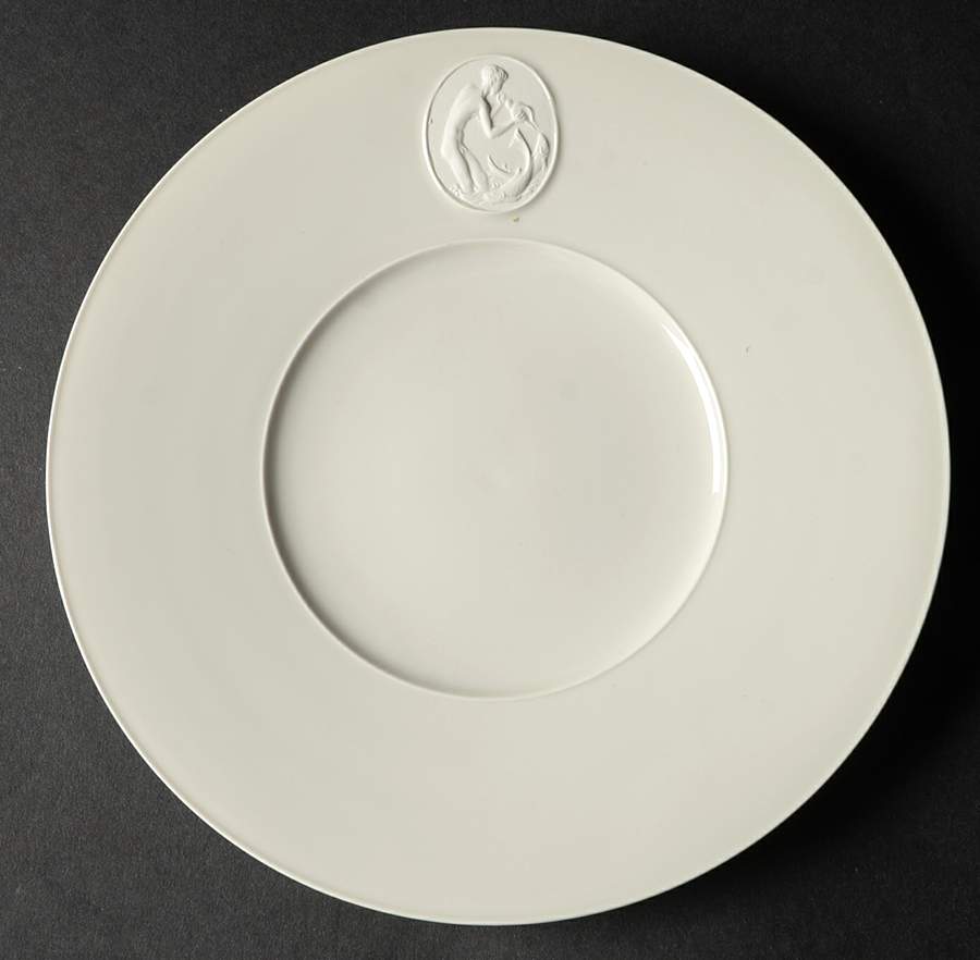 Arcadia Cream--White Salad Plate by Royal Berlin-1