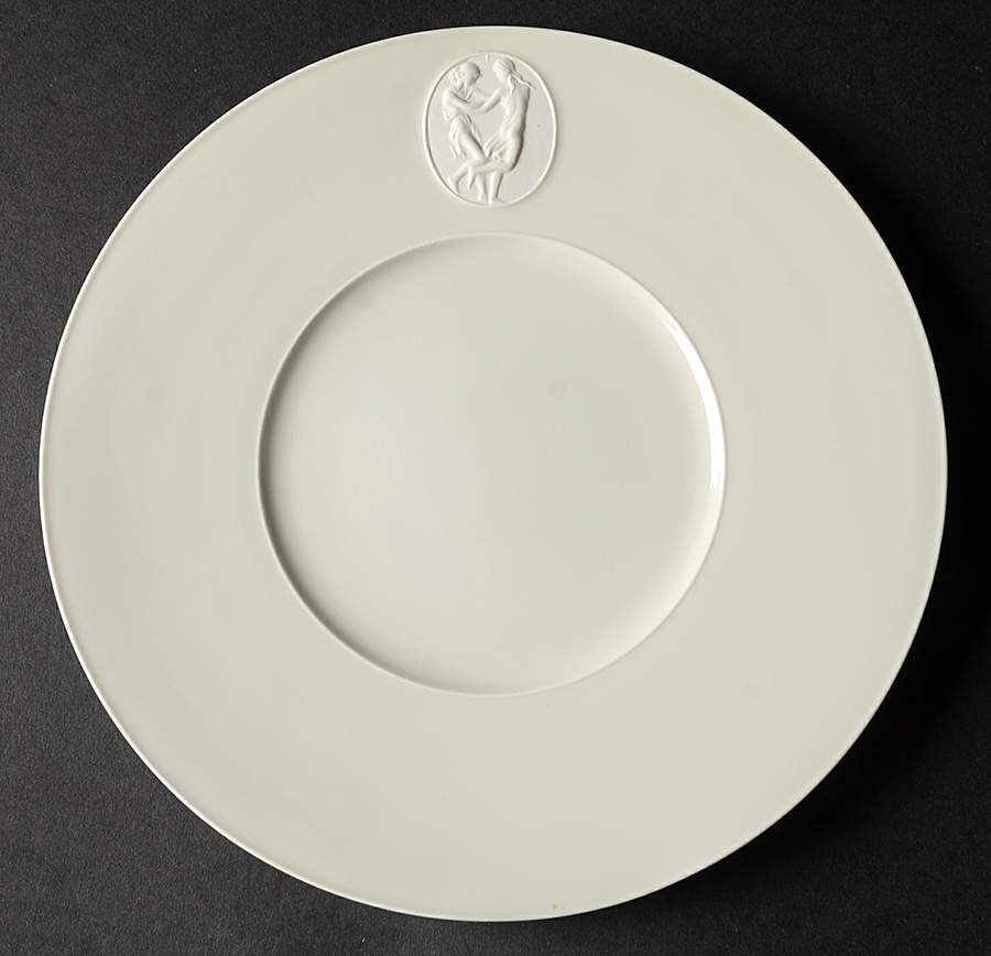 Arcadia Cream--White Salad Plate by Royal Berlin-1