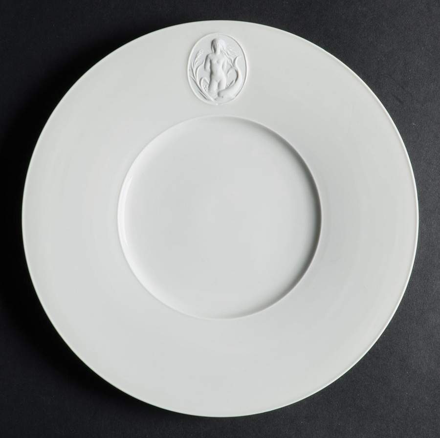 Arcadia Cream--White Salad Plate by Royal Berlin-1