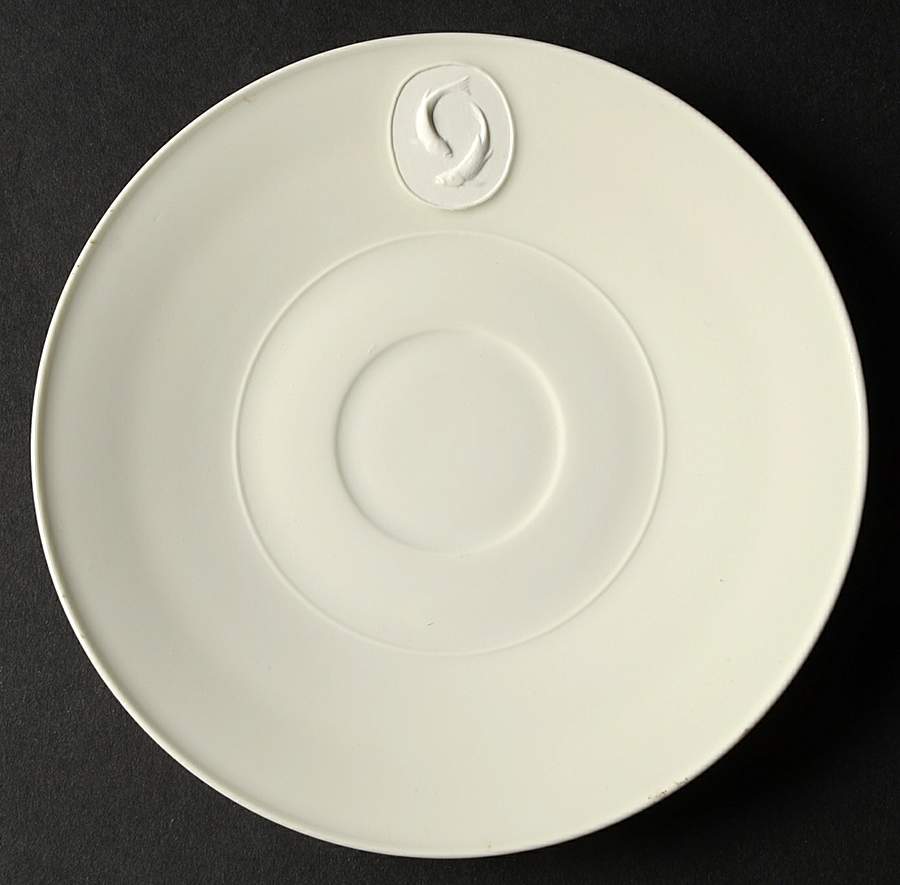 Arcadia Cream--White Saucer for Footed Cup by Royal Berlin-1