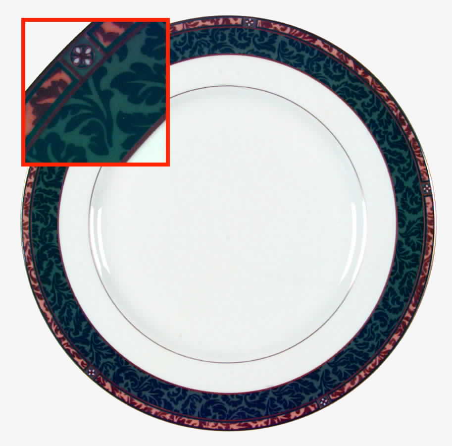 Damask Dinner Plate by Royal Worcester-1