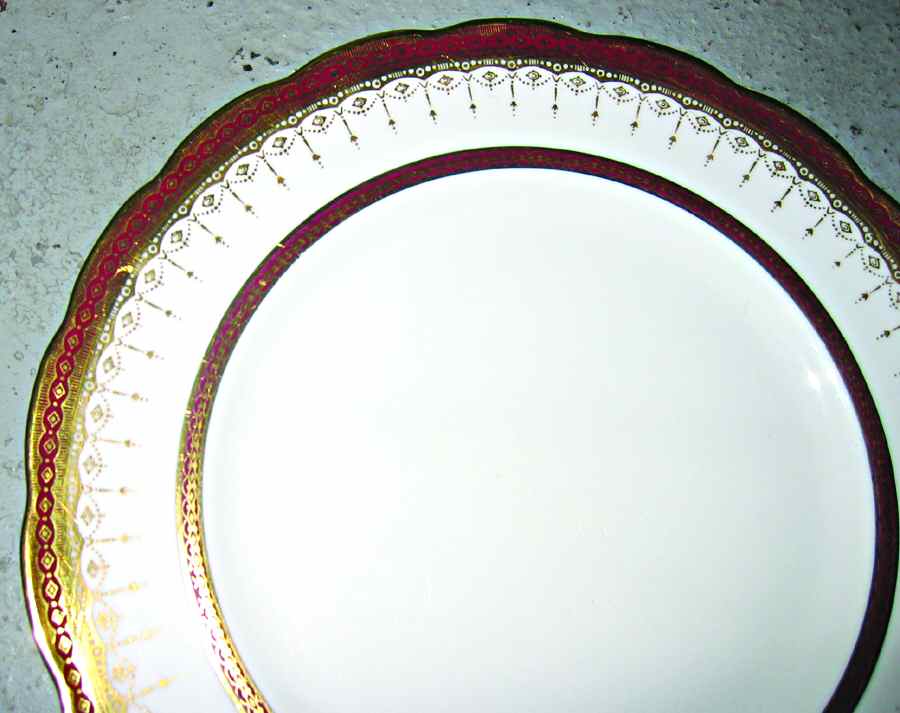 The Aristocrat Dinner Plate by Royal Swansea-1