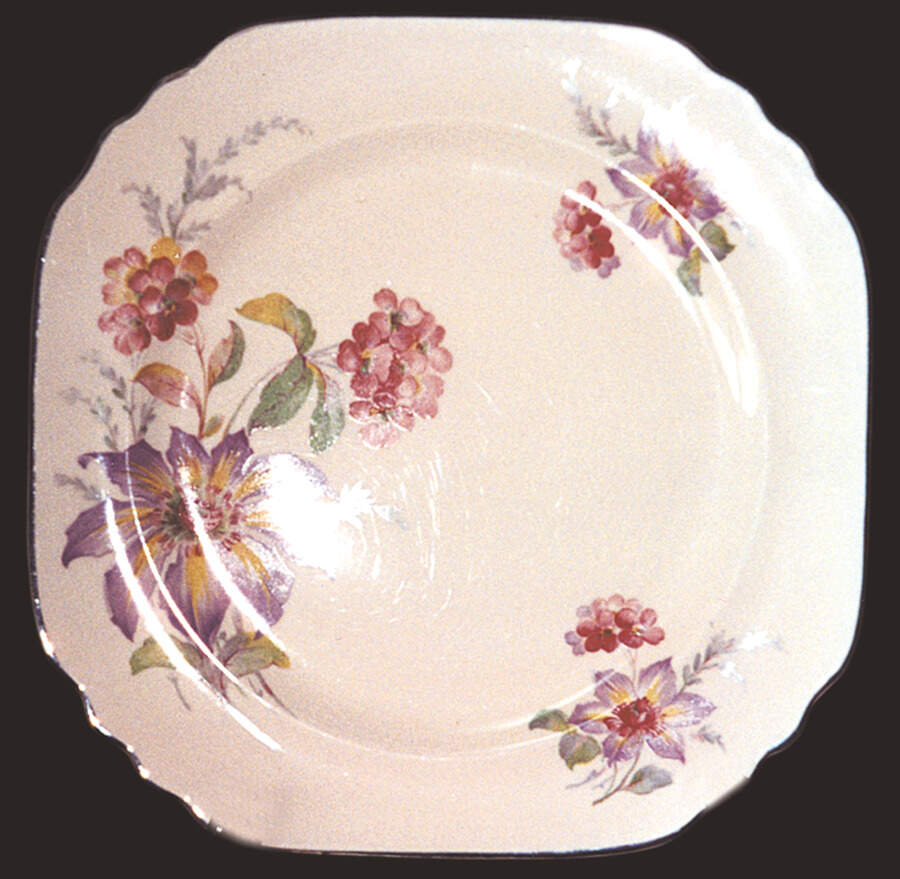 Passion Flower Dinner Plate by Royal (USA)-1