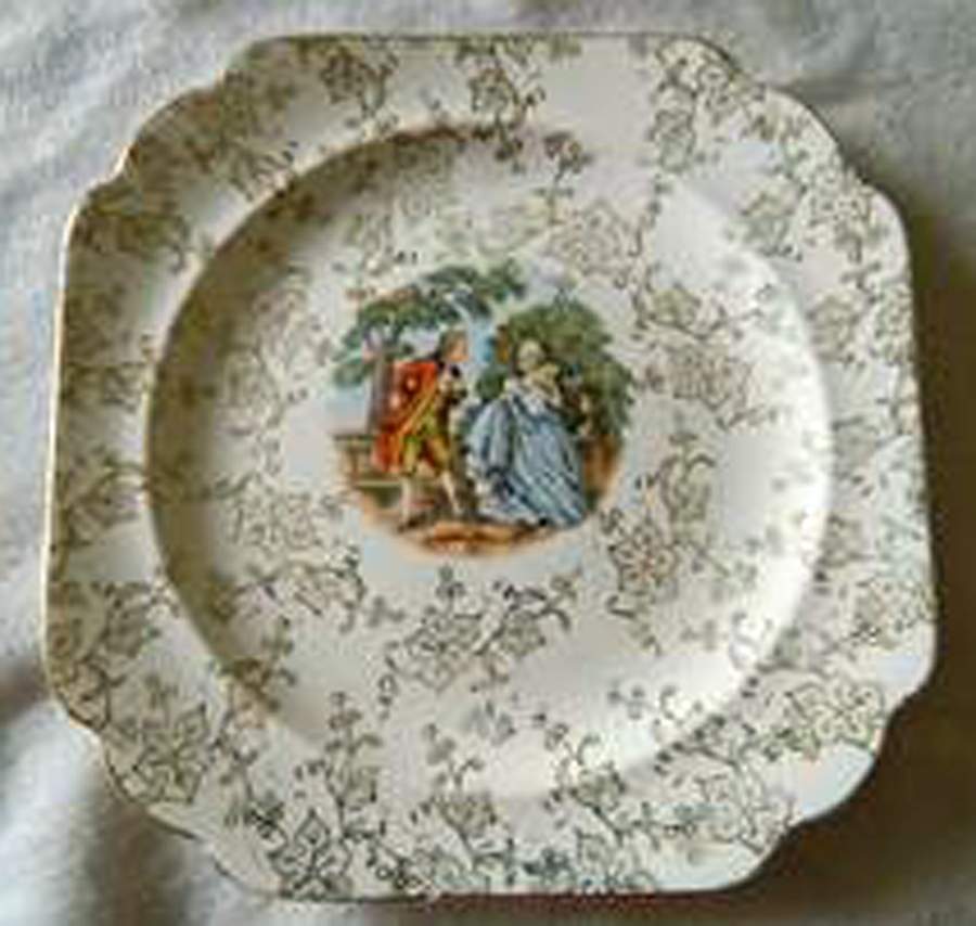 RYL134 Square Salad Plate by Royal (USA)-1